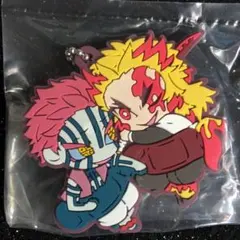 鬼滅の刃 キャラばんちょうこうラバーマスコット◆漆の型 煉獄杏寿郎　猗窩座