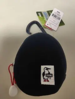 CHUMS 円形コインケース カラビナ付き　チャムス