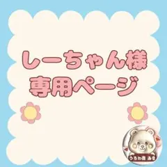 しーちゃん様　専用ページ