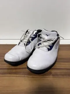 Mizuno ゴルフシューズ ホワイト/ネイビー25cm