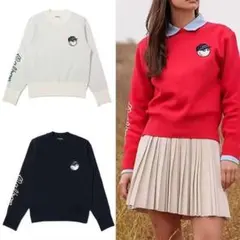 マルボンゴルフ レディース セーター トレーナー 長袖 ゴルフ秋冬春 マルボン ゴルフ ウェア レディース 長袖 セーター トップス秋冬