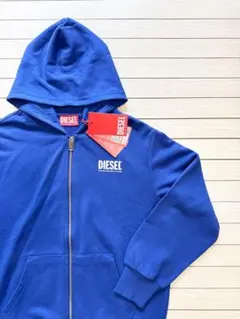 新品未使用 DIESEL ディーゼル ロゴ ジップアップ フーディ パーカーのサムネイル