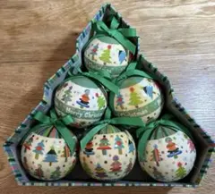 クリスマスオーナメントセット 6個入り