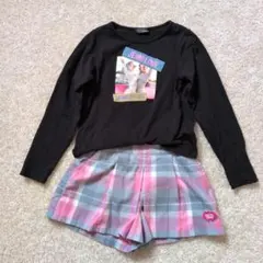ジェニィラブ 女の子 まとめ売り 120 130 ロンT ショートパンツ セット