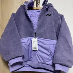 x -girl フリースジャケット 140cm パープル 定価21890 値下げ