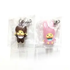 モンチッチ めじるしアクセサリー モンチッチちゃん　チムたん 2点セット ガチャ