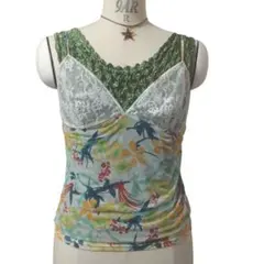 vintage Calvin Klein　レース　花柄　キャミ　ランジェリーのサムネイル