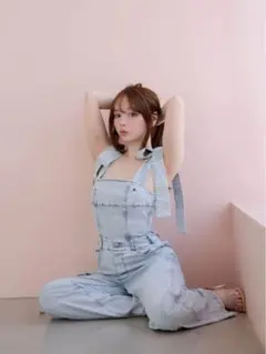 2025年最新】Andmary ribbon denim allinoneの人気アイテム