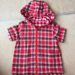 コムサイズム　リバーシブルパーカー100