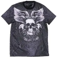 フィリッププレイン ストレッチ スカル 半袖 Tシャツ パイソン XLのサムネイル