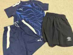 PUMA サッカーウェア 上下セット　アンブロパンツのサムネイル