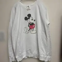 オールド 白足ミッキー ヴィンテージ ディズニースウェット1980's-USA製