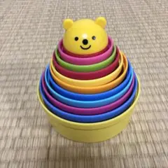 コンビ　積み重ねコップ　スタッキングカップ　コップがさね　タワーカップ　くまさん