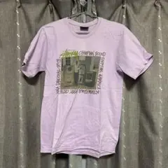 STUSSY 薄紫 グラフィックTシャツ