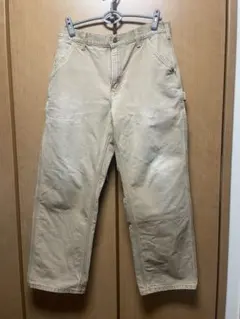 Carhartt ベージュ ワイドペインターパンツ　古着好きに