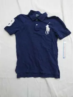 ▲ポロ ラルフローレン ビッグポニー ポロシャツ ネイビー キッズ