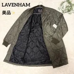 【美品✨現行・希少】ラベンハム キルティングコート ジャケット M Wジップ