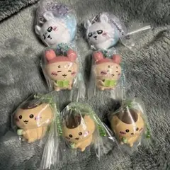 ちいかわマスコットつきビスケット キーホルダー まとめ売り 7点セット