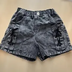 デニムパンツ、プリーツスカート