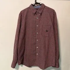 CHAPS DENIM ポロシャツ レッド 系 セルビッチ 日登美製 Mサイズ 