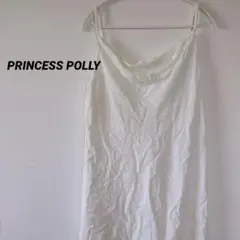 【汚れ有り】PRINCESS POLLY ホワイトキャミワンピース