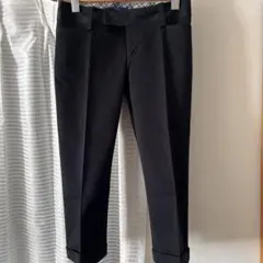 美品BURBERRY BLUE LABEL クロップパンツ BKノバチェック