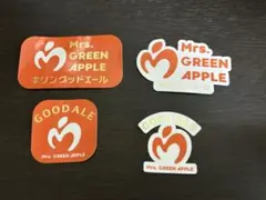 Mrs. GREEN APPLE グッドエール　ステッカー 4枚セット