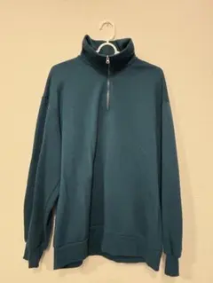 GU オーバーサイズ ハーフジップ スウェット プルオーバー
