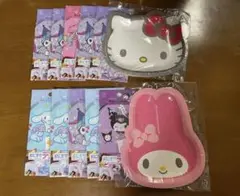 マイメロハローキティ 紙プレート 2セット＋おにぎりデコパック10セット新品
