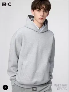 UNIQLO スウェットオーバーサイズプルパーカ