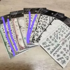 Sha-Nail 高品質ネイルシール 4枚セットまとめ売り