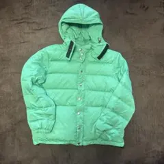 OLD GAP 00Sダウンジャケット ライトグリーン　L ダブルジップ