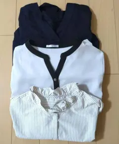 長袖シャツブラウス3枚セット☆M☆ユニクロ☆GU