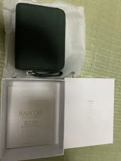 BARCOS グリーン 二つ折り財布