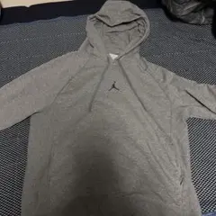 Jordan グレー フード付きパーカー XL
