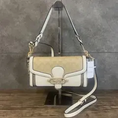 2026年最新】coachショルダーバッグ レディースライトカーキチョークの 