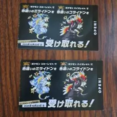 色違いコライドン 色違いミライドン ポケモンSV