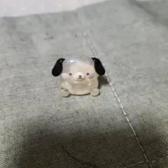 犬型ラメ入りリング