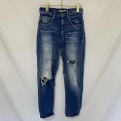 良品✨マウジー ダメージ加工 デニム ダメージジーンズ ギャル系 大人感