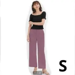 〔 GU 〕ライトコーデュロイストレートパンツ（セットアップ可能）