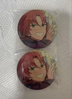 あんスタ月永レオ缶バッジ×2 - メルカリ
