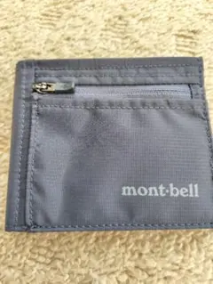 mont-bell 二つ折り財布 グレー