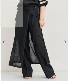 アパルトモン SEQUIN WRAP KNIT SKIRTのサムネイル