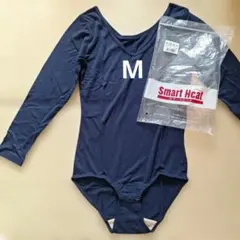 スマートヒート　ボディブリファー　ボディテディ　インディゴブルーM　8分長袖