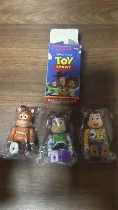 BE@RBRICK CHASE TOY STORY/ウッディ、バス、ブルズアイ