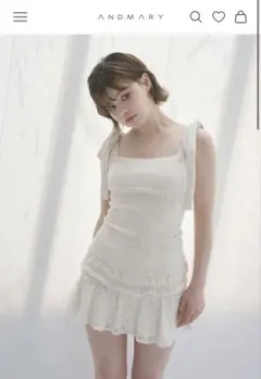 訳あり大特価ANDMARY Amelia lace long dress レース - メルカリ