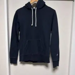 Champion ネイビー フード付きパーカー Lサイズ