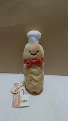 すみっコぐらし てのりぬいぐるみ パン店長 タグ付のサムネイル
