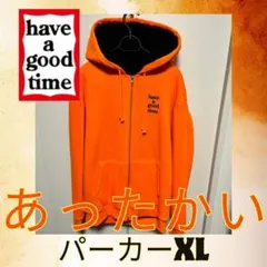 【1回のみ着用】 haveagoodtime XL ジップアップパーカー裏ボア