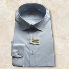 TRANS CONTINENTS ドレスシャツ LL ライトブルー